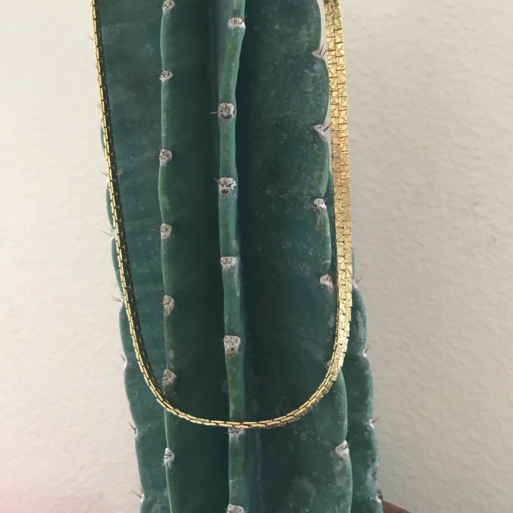 Goldtone chain necklace